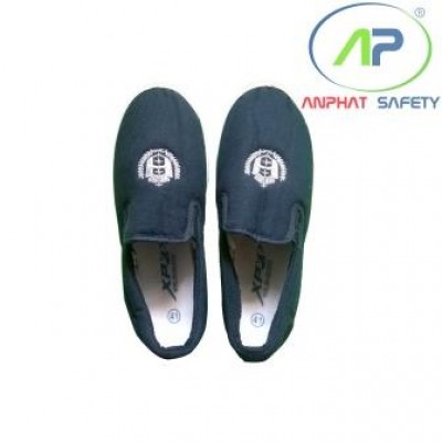 Giày Bata XP xanh đen (Không cột dây)